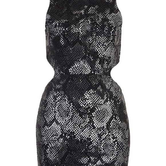 NWT! Top shop python print mini dress - Picture 2 of 5